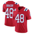 Pkot NE.Patriots #48 Namdi Obiazor Player Red Vapor Untouchable Home Game Stitched Jerseys