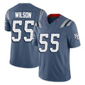 Pkot NE.Patriots #55 Jared Wilson Player Blue Limited Rivalries Collection Home Game Stitched Jerseys