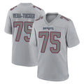 Pkot NE.Patriots #75 Alijah Vera-Tucker Player Gray Fashion Limited Home Game Stitched Jerseys