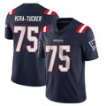 Pkot NE.Patriots #75 Alijah Vera-Tucker Player Navy Vapor Untouchable Home Game Stitched Jerseys
