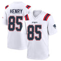 Pkot NE.Patriots #85 Hunter Henry Player White Home Game Stitched Jerseys