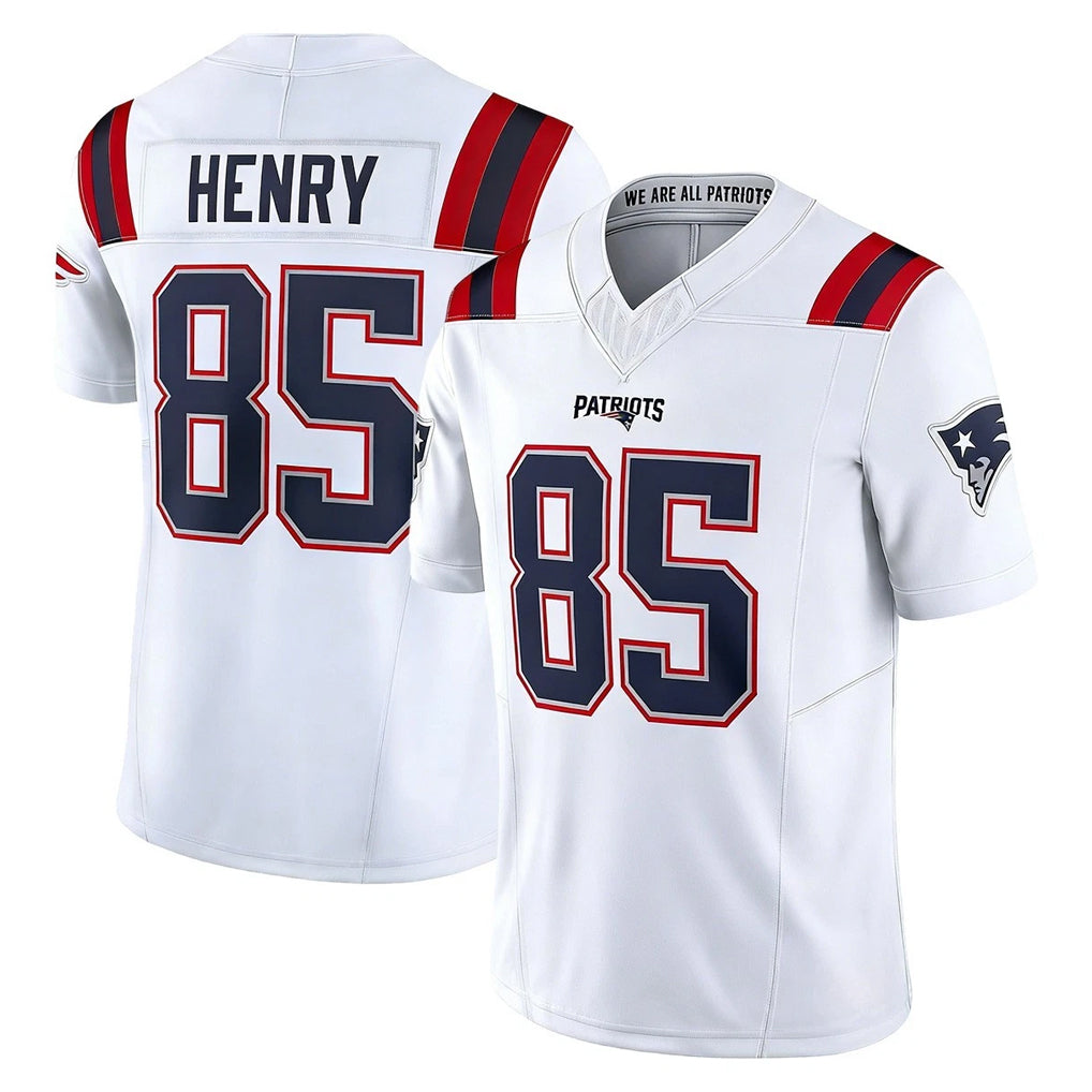 Pkot NE.Patriots #85 Hunter Henry Player White Limited Vapor F.U.S.E. Home Game Stitched Jerseys