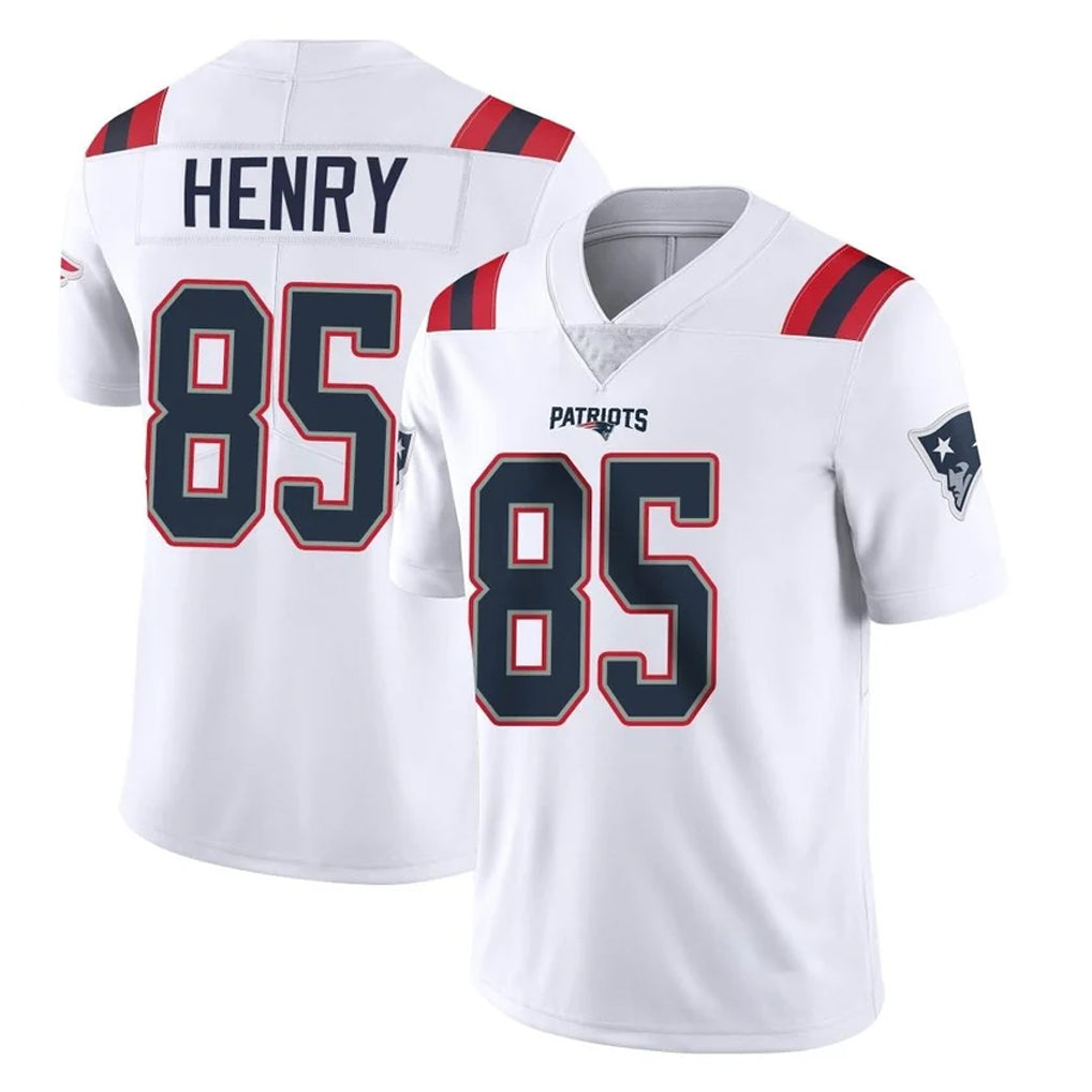 Pkot NE.Patriots #85 Hunter Henry Player White Vapor Untouchable Home Game Stitched Jerseys