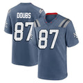 Pkot NE.Patriots #87 Romeo Doubs Player Blue Rivalries Collection Home Game Stitched Jerseys