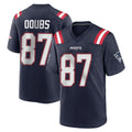 Pkot NE.Patriots #87 Romeo Doubs Player Navy Home Game Stitched Jerseys