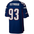 Pkot NE.ngland Patriots #93 Richard Seymour Mitchell & Ness Navy Legacy Replica Puhic Stitched Jerseys