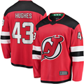 Pkot NJ.Devils #43 Luke Hughes Red Home Breakaway Player Jerseys