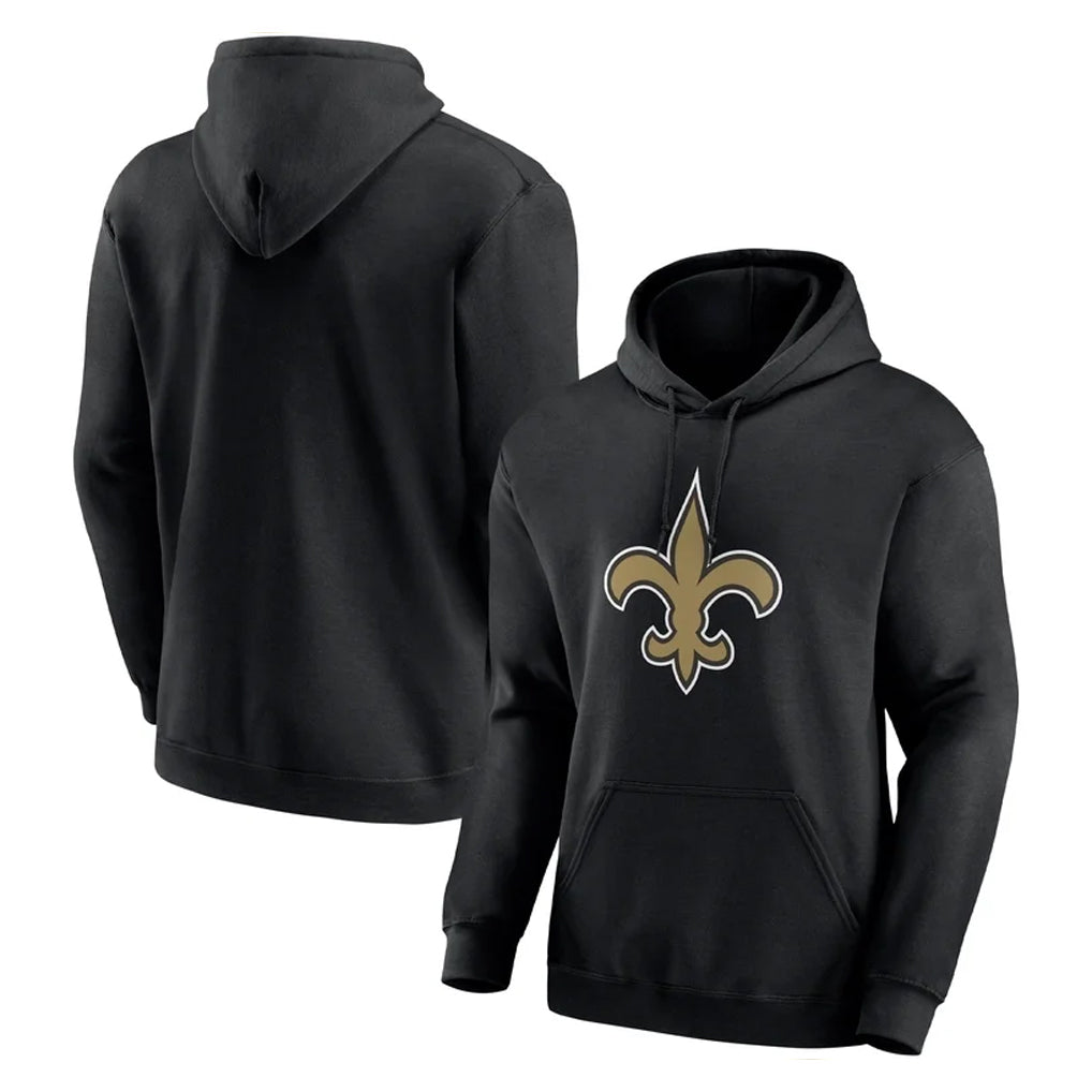 Pkot NO.Saints Black Pullover Hoodies Limited Blank Player Stitched Jerseys