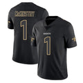 Pkot NO.Saints #1 Kool-Aid McKinstry Player Black Impact Limited Home Game Stitched Jerseys