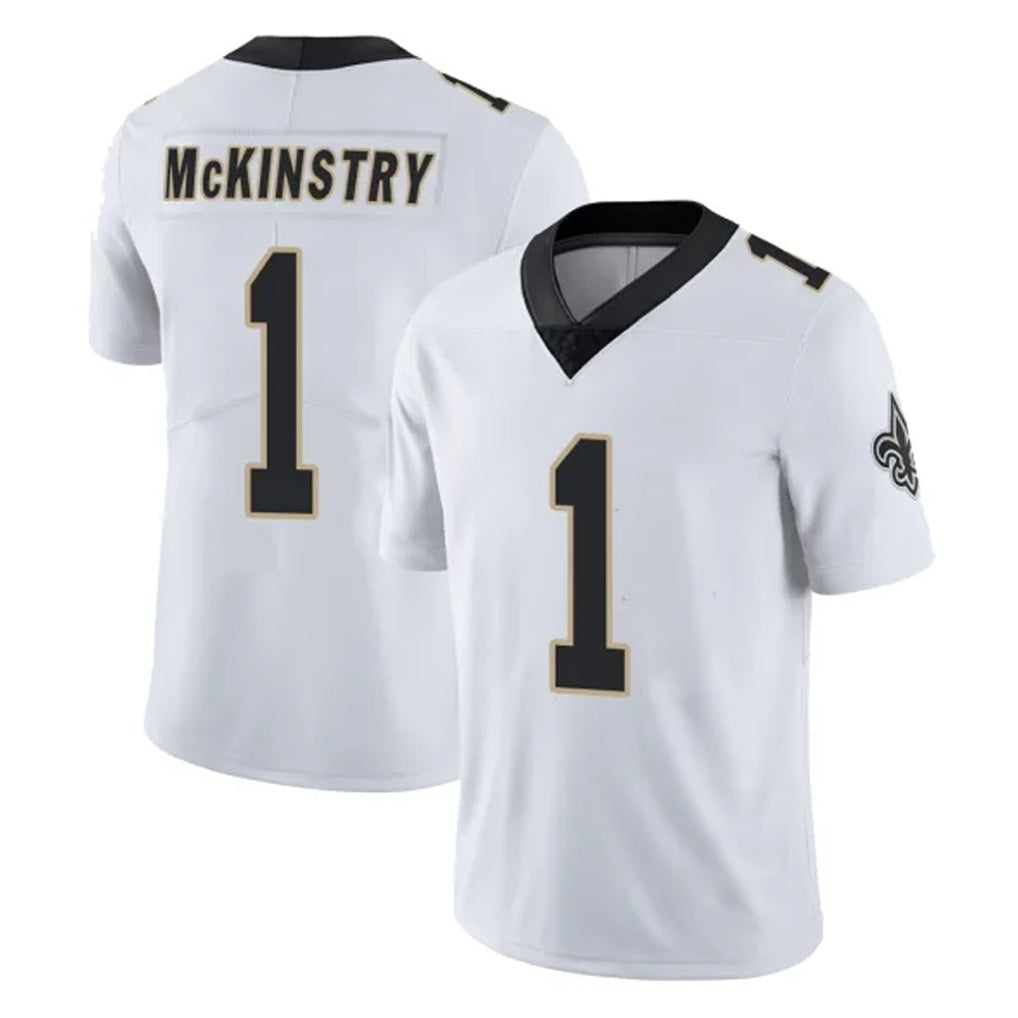 Pkot NO.Saints #1 Kool-Aid McKinstry Player White Limited Vapor Untouchable Home Game Stitched Jerseys