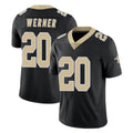 Pkot NO.Saints #20 Pete Werner Player Black Limited Vapor Untouchable Home Game Stitched Jerseys