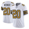 Pkot NO.Saints #20 Pete Werner Player White Limited Color Rush Home Game Stitched Jerseys