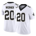 Pkot NO.Saints #20 Pete Werner Player White Limited Vapor F.U.S.E. Home Game Stitched Jerseys