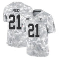 Pkot NO.Saints #21 Justin Reid Player Arctic Camo Salute To Service Limited Game Stitched Jerseys