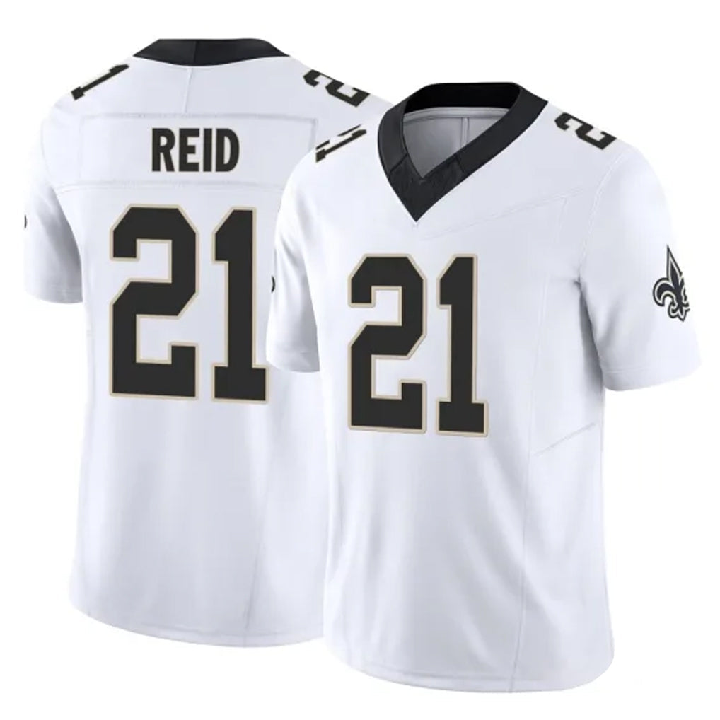 Pkot NO.Saints #21 Justin Reid Player White Limited Vapor F.U.S.E. Home Game Stitched Jerseys