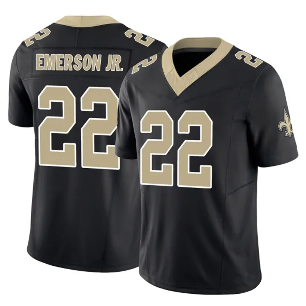 Pkot NO.Saints #22 Martin Emerson Jr. Player Black Limited Vapor F.U.S.E. Home Game Stitched Jerseys