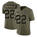 Pkot NO.Saints #22 Martin Emerson Jr. Player Olive 2025 Salute To Service Limited Stitched Jerseys