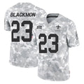 Pkot NO.Saints #23 Julian Blackmon Player Arctic Camo Salute To Service Limited Game Stitched Jerseys