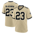 Pkot NO.Saints #23 Julian Blackmon Player Gold Home Game Stitched Jerseys