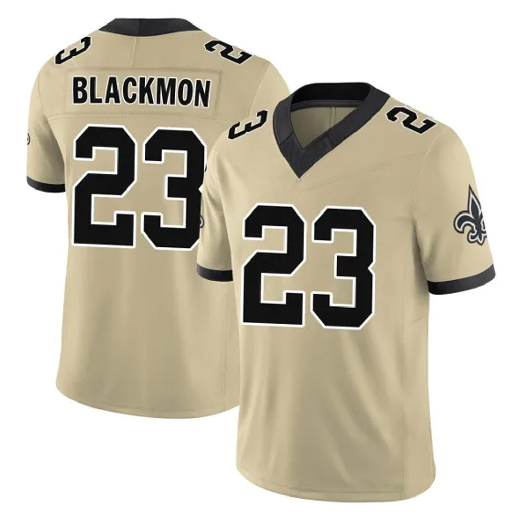 Pkot NO.Saints #23 Julian Blackmon Player Gold Limited Vapor F.U.S.E. Home Game Stitched Jerseys