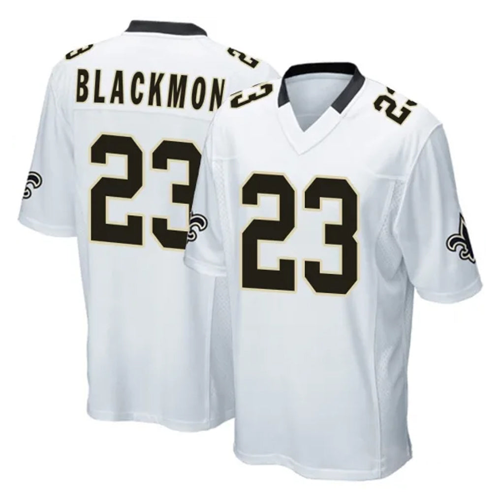 Pkot NO.Saints #23 Julian Blackmon Player White Home Game Stitched Jerseys