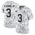 Pkot NO.Saints #3 Travis Etienne Jr. Player Arctic Camo Salute To Service Limited Game Stitched Jerseys