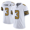 Pkot NO.Saints #3 Travis Etienne Jr. Player White Limited Color Rush Home Game Stitched Jerseys