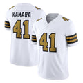 Pkot NO.Saints #41 Alvin Kamara Player White Alternate Limited Vapor F.U.S.E. Home Game Stitched Jerseys