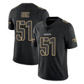 Pkot NO.Saints #51 Cesar Ruiz Player Black Impact Limited Home Game Stitched Jerseys