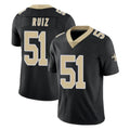 Pkot NO.Saints #51 Cesar Ruiz Player Black Limited Vapor Untouchable Home Game Stitched Jerseys