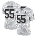 Pkot NO.Saints #55 Kaden Elliss Player Arctic Camo Salute To Service Limited Game Stitched Jerseys