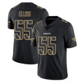 Pkot NO.Saints #55 Kaden Elliss Player Black Impact Limited Home Game Stitched Jerseys