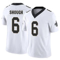 Pkot NO.Saints #6 Tyler Shough Player White Limited Vapor F.U.S.E. Home Game Stitched Jerseys
