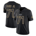Pkot NO.Saints #71 Kelvin Banks Jr. Player Black Impact Limited Home Game Stitched Jerseys