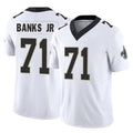 Pkot NO.Saints #71 Kelvin Banks Jr. Player White Limited Vapor F.U.S.E. Home Game Stitched Jerseys