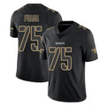 Pkot NO.Saints #75 Taliese Fuaga Player Black Impact Limited Home Game Stitched Jerseys