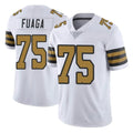 Pkot NO.Saints #75 Taliese Fuaga Player White Limited Color Rush Home Game Stitched Jerseys