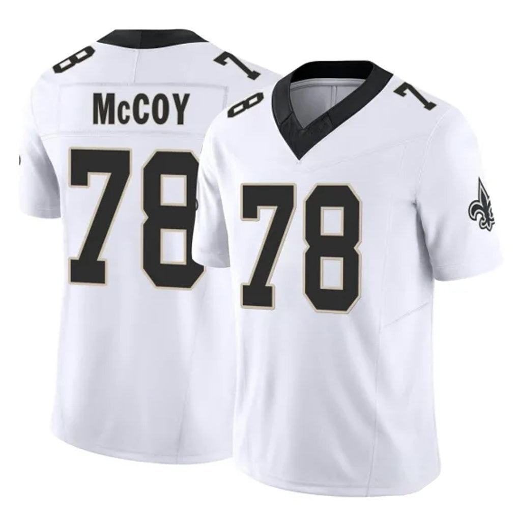 Pkot NO.Saints #78 Erik McCoy Player White Limited Vapor F.U.S.E. Home Game Stitched Jerseys