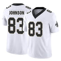 Pkot NO.Saints #83 Juwan Johnson Player White Limited Vapor F.U.S.E. Home Game Stitched Jerseys