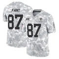 Pkot NO.Saints #87 Noah Fant Player Arctic Camo Salute To Service Limited Game Stitched Jerseys