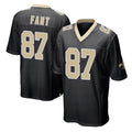Pkot NO.Saints #87 Noah Fant Player Black Home Game Stitched Jerseys