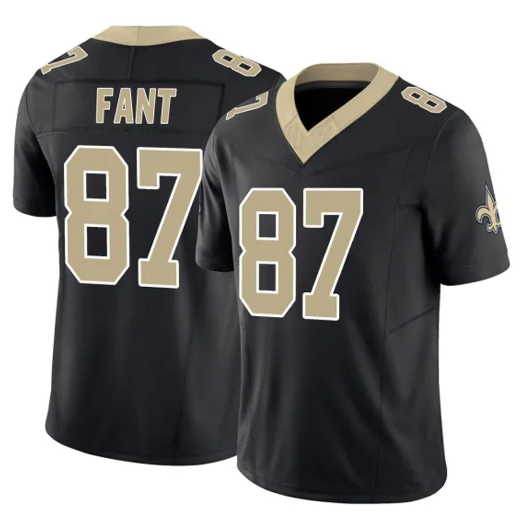 Pkot NO.Saints #87 Noah Fant Player Black Limited Vapor F.U.S.E. Home Game Stitched Jerseys