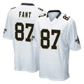 Pkot NO.Saints #87 Noah Fant Player White Home Game Stitched Jerseys