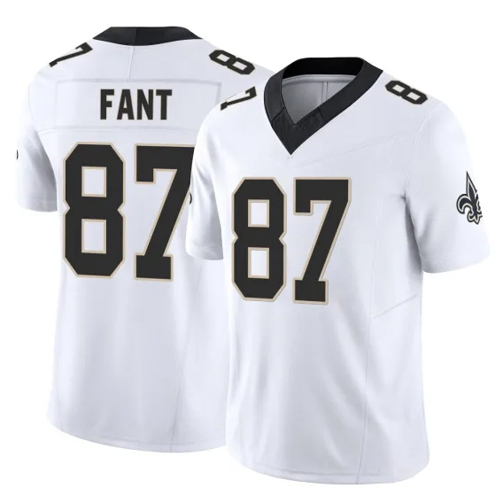Pkot NO.Saints #87 Noah Fant Player White Limited Vapor F.U.S.E. Home Game Stitched Jerseys