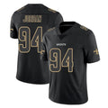 Pkot NO.Saints #94 Cameron Jordan Player Black Impact Limited Home Game Stitched Jerseys