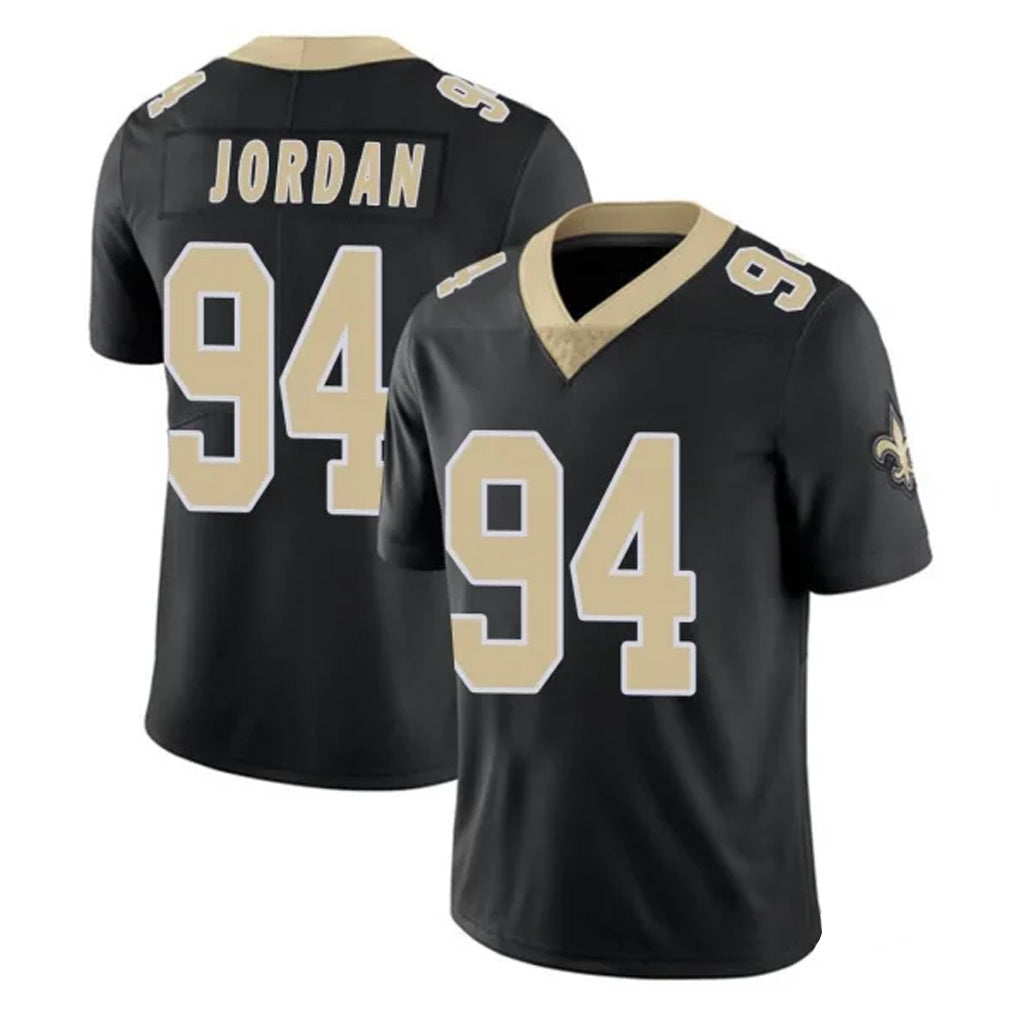 Pkot NO.Saints #94 Cameron Jordan Player Black Limited Vapor Untouchable Home Game Stitched Jerseys