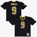 Pkot NO.Saints #9 Drew Brees Mitchell & Ness Black 2009 Legacy Stitched Jerseys