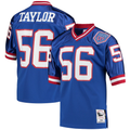 Pkot NY.Giants 1990 #56 Lawrence Taylor Mitchell & Ness Royal Authentic Throwback Retired Player Stitched Jerseys
