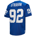Pkot NY.Giants 1994 #92 Michael Strahan Mitchell & Ness Royal Authentic Throwback Retired Player Puhic Stitched Jerseys