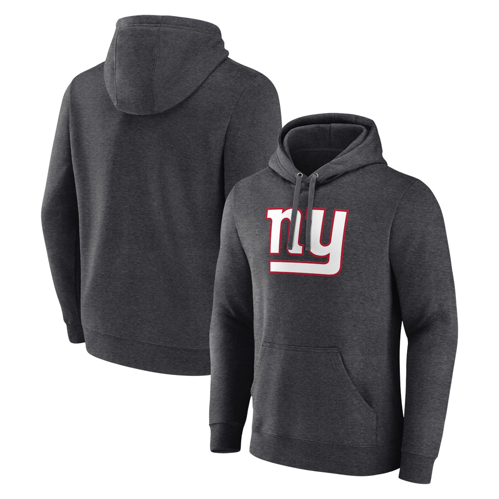 Pkot NY.Giants Gray LOGO Pullover Hoodies Limited Game Blank Player Stitched Jerseys